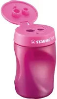 STABILO EASYsharpener Dosenspitzer für Linkshänder in Pink und Transparent - Bild 1
