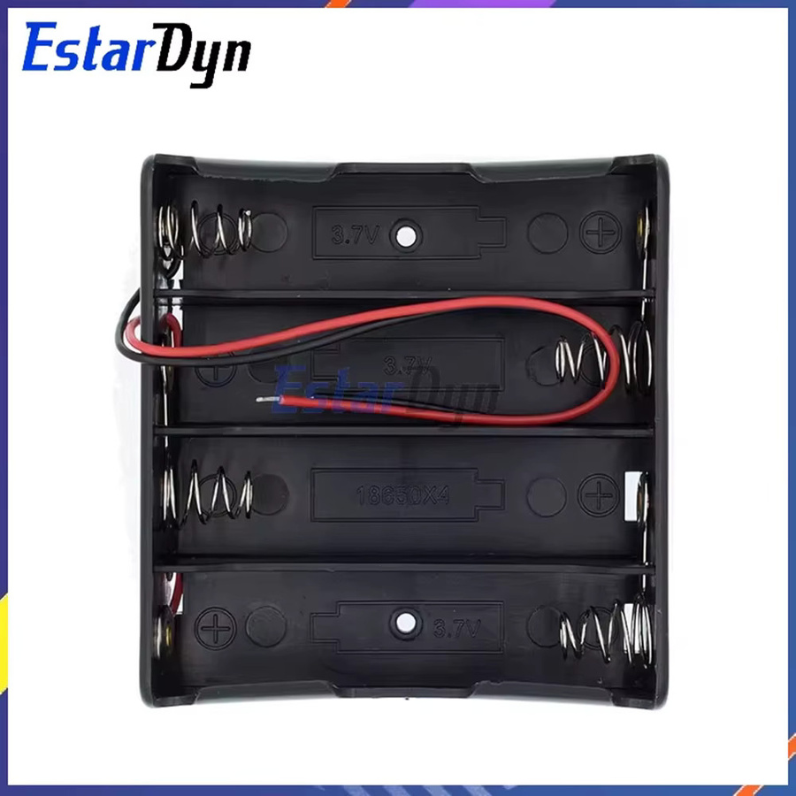 Estardyn AA 18650 Batteriehaltergehäuse mit Kabel in Schwarz für USB-C Projekte und Heimwerker - Bild 1