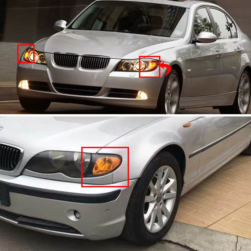 Dreamburgh Blinkerleuchte für BMW 3er E46 4-Türer 318i 320i 325i 330i (2002-2005) vorne Ecke Ersatzteil 63137165859 63137165860 - Bild 2