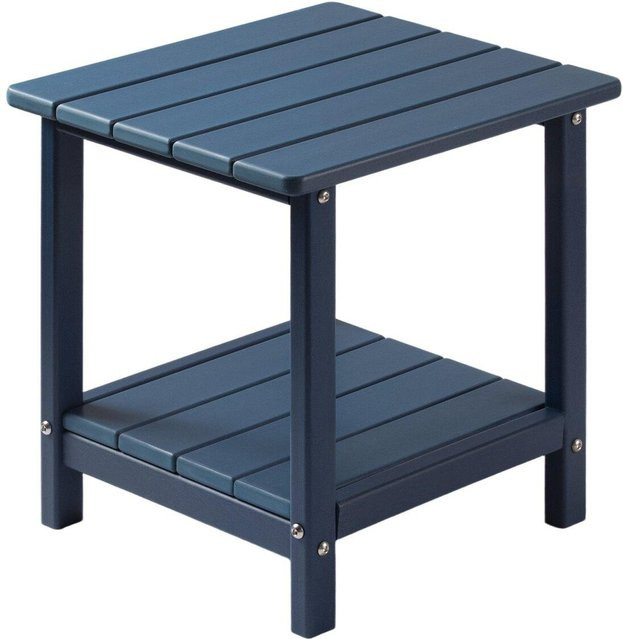 Buying Solutions MB Outdoor-Beistelltisch aus HDPE in Blau, B/T/H: 45 x 38 x 44 cm - Bild 1