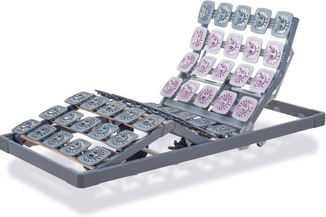 Tempur Premium Flex 4000 Systemrahmen in Grau, 4-motorisch verstellbar mit Funkfernbedienung, B/T: 200 x 200 cm - Bild 1