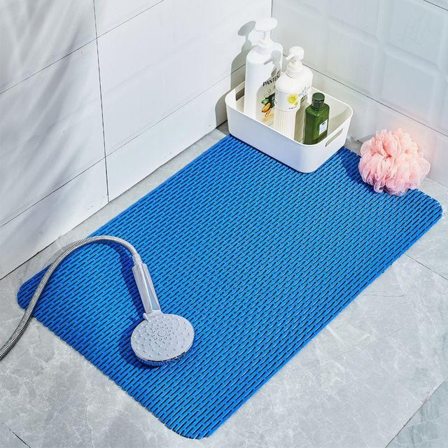 Anti-Rutsch-Badezimmer Matte von Yiran Furniture in Blau, B/T: 60 x 40 cm - Bild 1