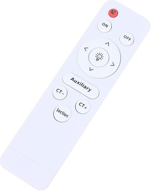 Golden Childhood Universelle Infrarot-Fernbedienung für LED-Deckenleuchten und Ventilatorlampen, stufenlos dimmbar, weiß - Bild 1