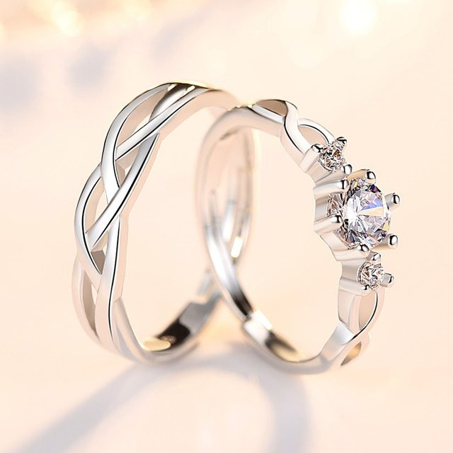 SAY Paarringe 925 Silber, Zirkonia, Damen - Bild 1
