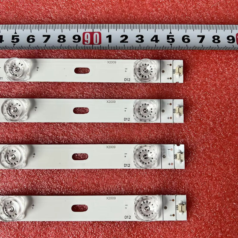 LED Hintergrundbeleuchtung Streifen mit 12 LEDs in Weiß für Hisense TV Modelle 50R6 50R6E G19X 50H6E H50A6120 50R6040E HD500S1U91-L1 SVH500AA7 - Bild 2