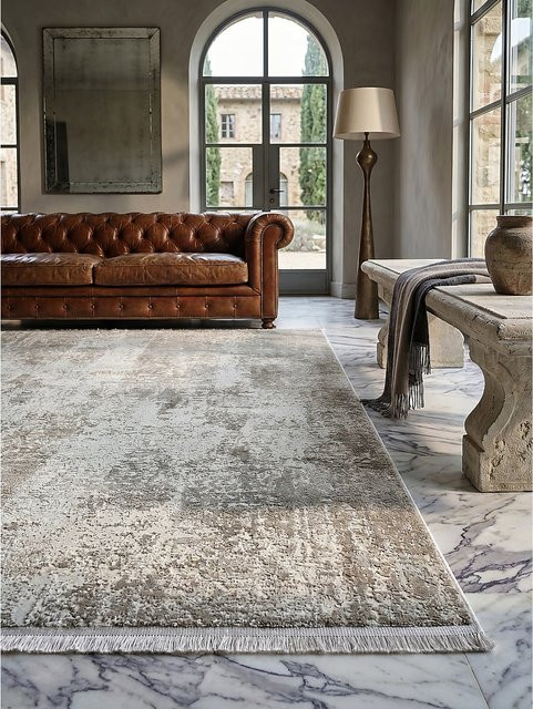 Pflegeleichter Design-Teppich VARA von Kadima Design in Beige, B/T: 200 x 290 cm - Bild 1
