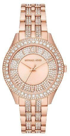 Michael Kors Armbanduhr, Quarz, Edelstahl, 38 mm, Roségold, Damen - Bild 1