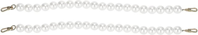 GoolRC Kunstperlen-Taschenriemen, 415 mm x 18 mm, weiß, Unisex - Bild 1