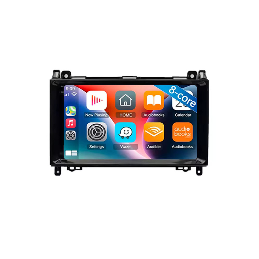 TIEYEZ Android 15 Autoradio mit QLED Display für Benz Sprinter und Volkswagen Crafter 2006 - 2016, Multimedia-Videoplayer mit GPS und CarPlay, Schwarz - Bild 6
