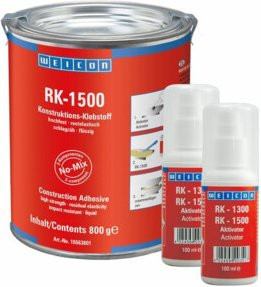 Weicon RK-1500 Acrylat-Strukturklebstoff transparent 1,0 kg - Bild 1