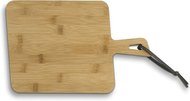 Kela Schneidebrett Cosma aus Bambus in Hellbraun mit Griff, B/T/H: 21 x 33 x 1,5 cm - Bild 1