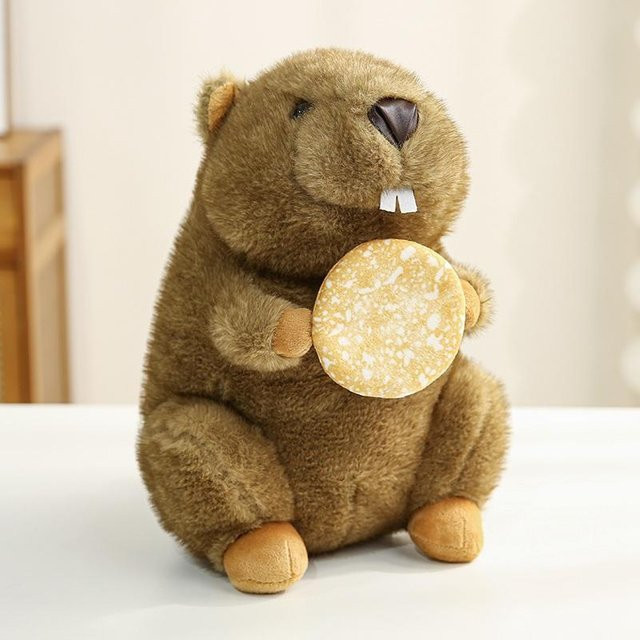 Murmeltier Puppe, Plüschtier, 18cm, ab 0 Jahren - Bild 1