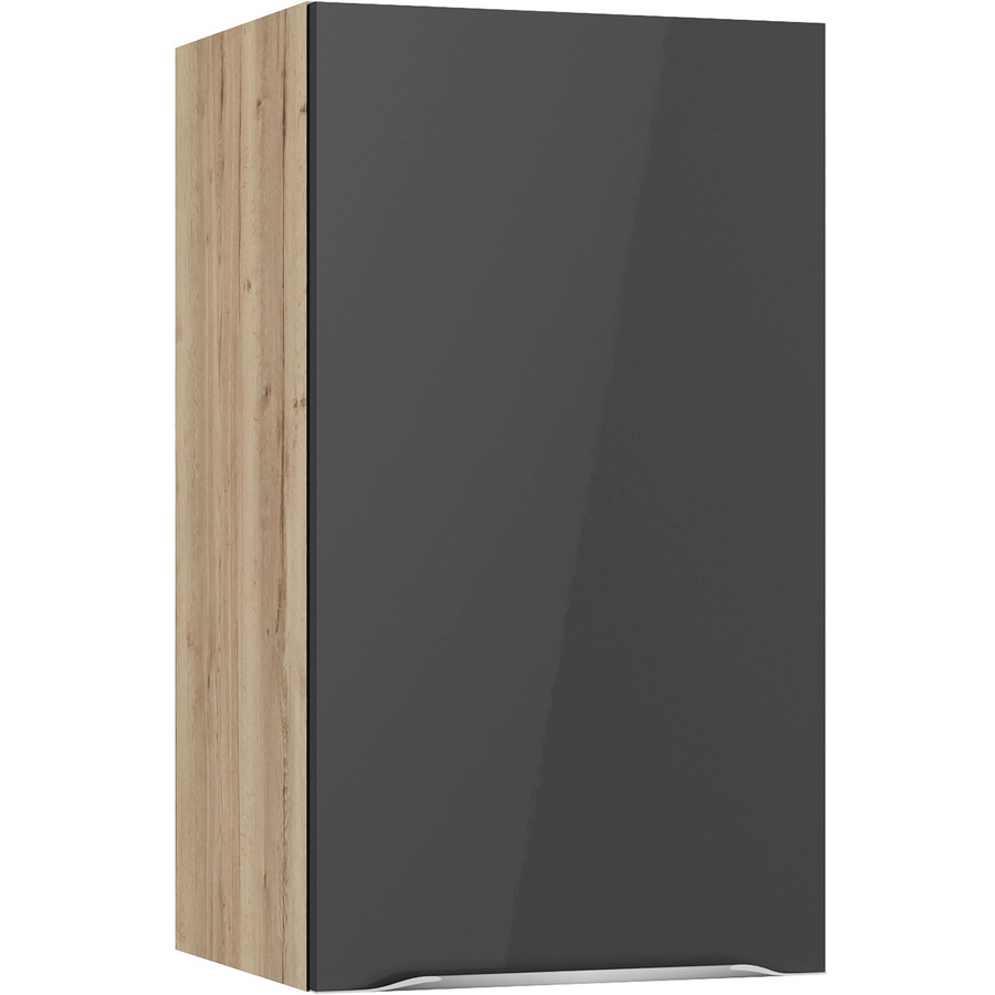 Optifit Küchen-Oberschrank Linus984 in Anthrazit und Wildeiche, B/T/H: 40 x 34,9 x 70,4 cm - Bild 2