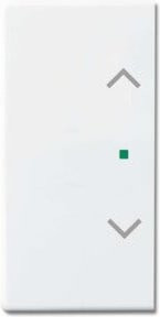 Busch-Jaeger Wippe 2-fach links Symb Jalousie in Studioweiß 6232-20-84 - Bild 1