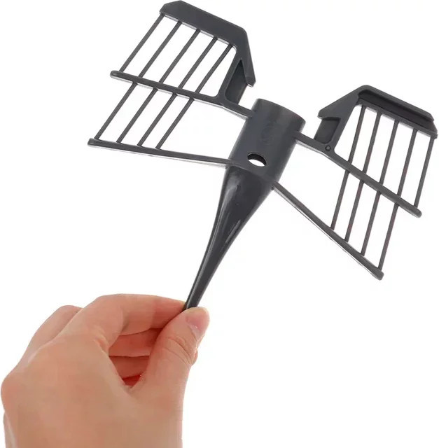 Butterfly Blender Scraper Spatula von Vorwerk für Thermomix TM31 TM5 TM6 in Grau aus Kunststoff - Bild 1