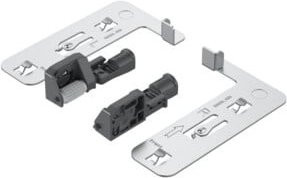 Hettich Tiefenverstellung Actro 5D in Ku.grau - Bild 1