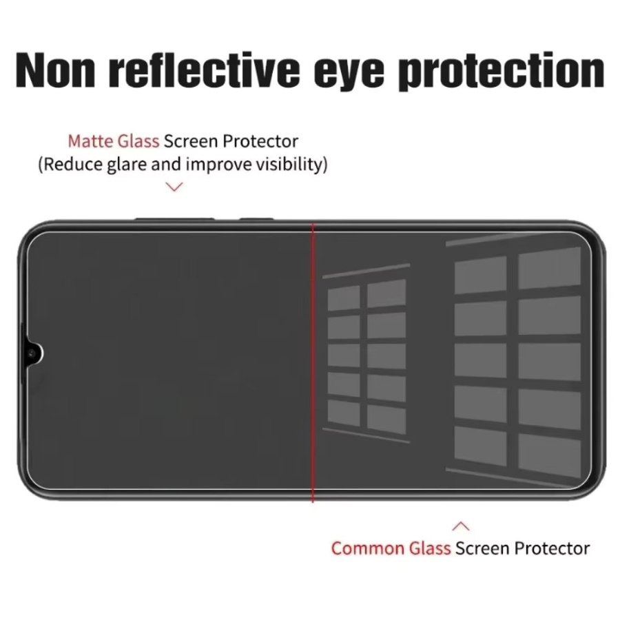 Samsung 2-in-1 Displayschutz aus mattem gehärtetem Glas mit Linsenfolie für Galaxy S25 S24 S23 S22 Ultra Plus FE in Transparent - Bild 6