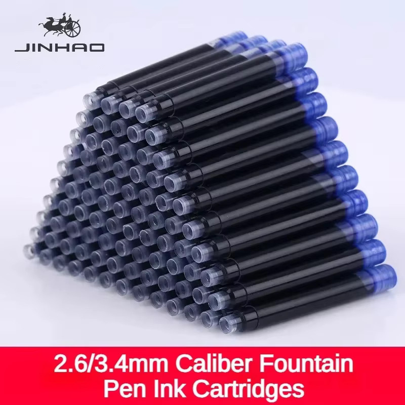 JINHAO Füllfederhalter Tintenpatronen in Schwarz und Blau für Hongdian und Majohn, 10er oder 500er Packung - Bild 2