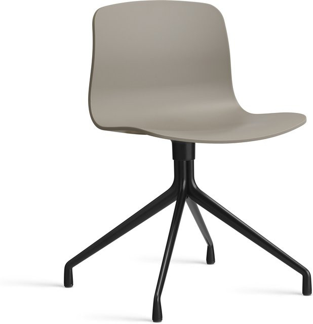 HAY About A Chair AAC 10 Drehstuhl aus Kunststoff in Beige matt - Bild 1