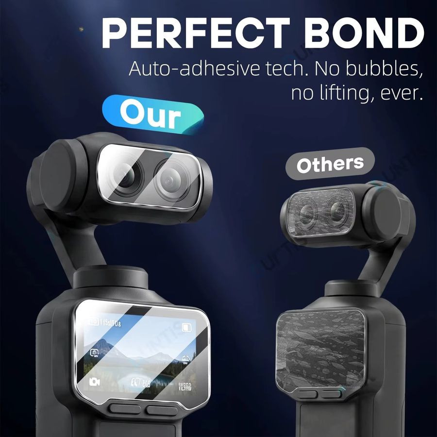 Insta360 Luna Ultra Pro Schutzfolie aus 9H gehärtetem Glas für Bildschirm und Objektiv in Transparent - Bild 4