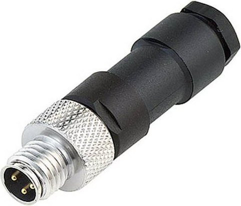 Binder 99-3379-00-03 Sensor-Aktor-Steckverbinder M8 Stecker gerade unkonfektioniert Schwarz 3-polig - Bild 1