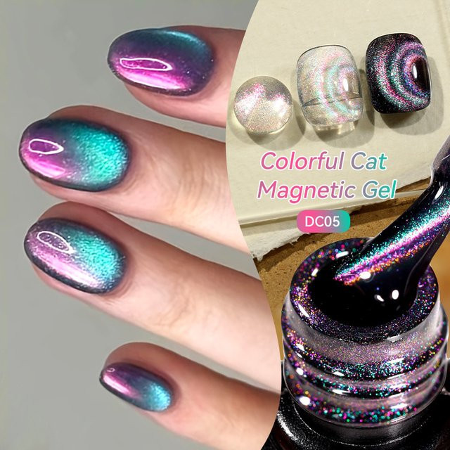 LILYCUTE Magnetischer Nagelgelack Gold, 7 ml, Schimmernd - Bild 1