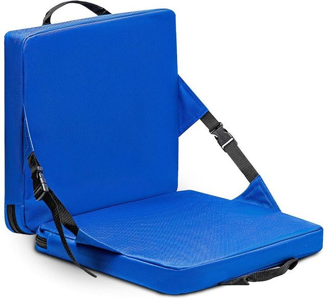 FENO Faltbarer Campingstuhl mit weichem Schwammkissen in Blau - Bild 1