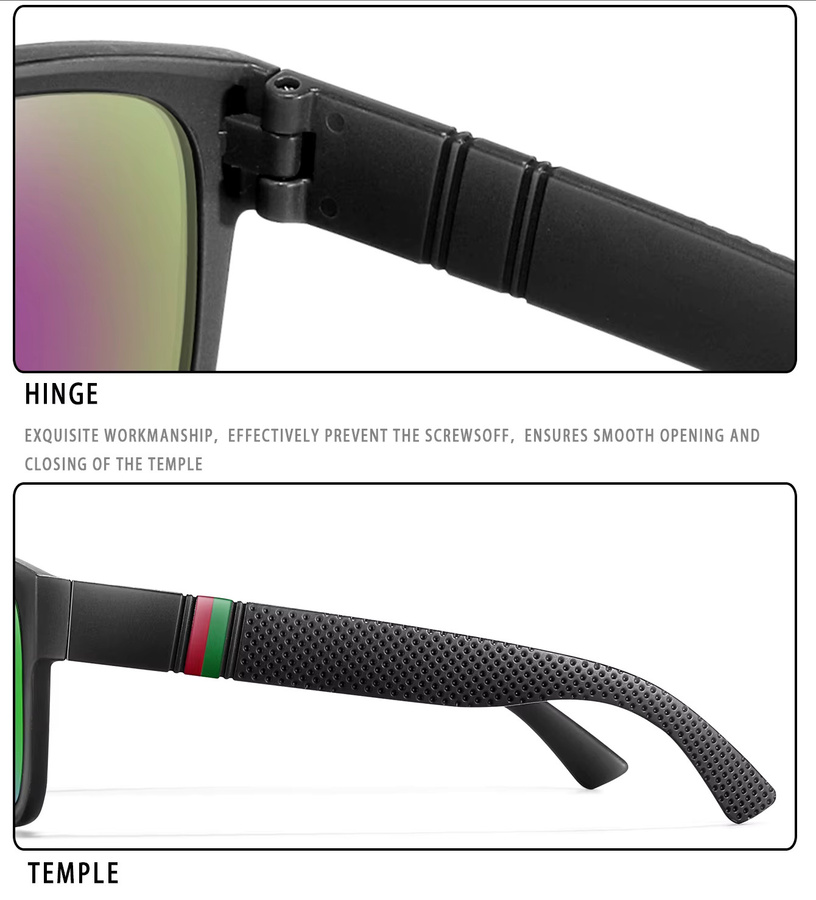 Karos Sonnenbrille, quadratisch, Vollrand, Kunststoff, schwarz, Unisex, polarisiert - Bild 4