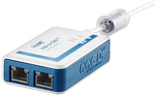 Ixxat USB-to-CAN V2 professional CAN Umsetzer mit USB-C und RJ-45 Anschluss in Blau - Bild 1