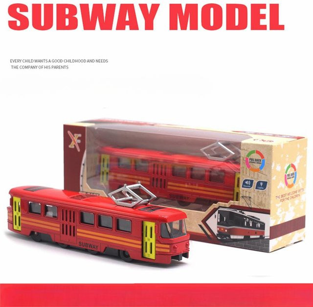 Linyi toy car Straßenbahn Modell, Metall, mit Ton und Licht, ab 14 Jahren - Bild 1