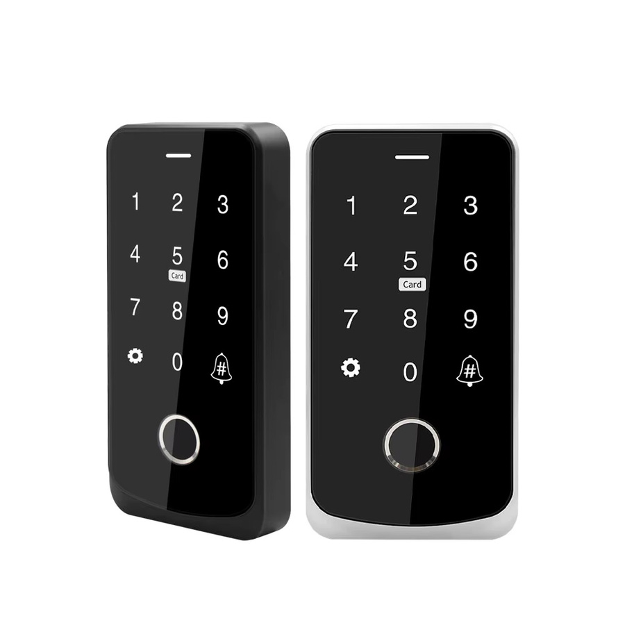 Asia-Teco Intelligentes Biometrie-Fingerabdruck-Zutrittskontrollsystem mit RFID und Tuya-App-Steuerung, IP65 wasserdicht, Schwarz - Bild 6