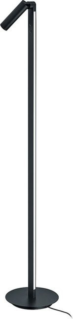 Bankamp Spot F6139 LED-Stehleuchte in Schwarz mit dim2warm Funktion und verstellbarer Ausrichtung nach rechts - Bild 1