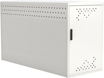 Fahrradgarage BikeBox 1 mit Giebeldach in Verkehrsweiß RAL 9016 - Bild 1