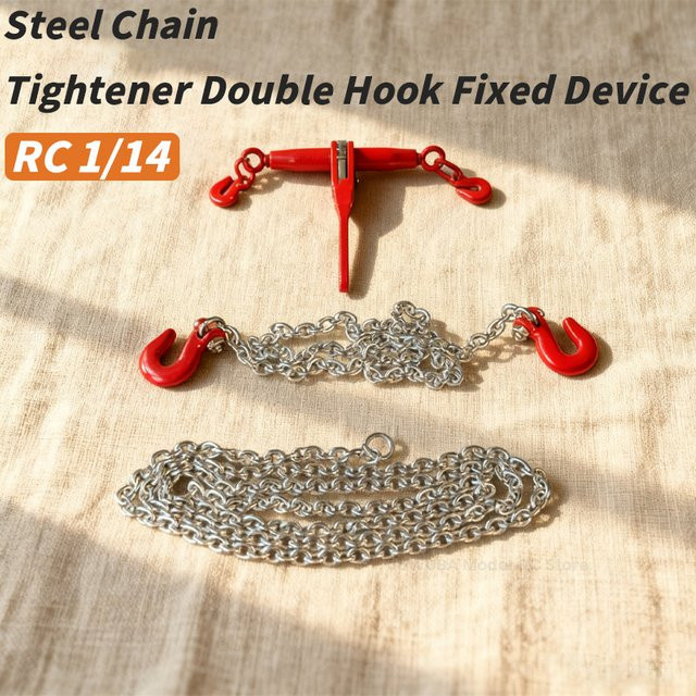 JUWUBA Metall-Stahlketten-Spanner mit Doppelhaken, Zubehör, 1:14 - Bild 1