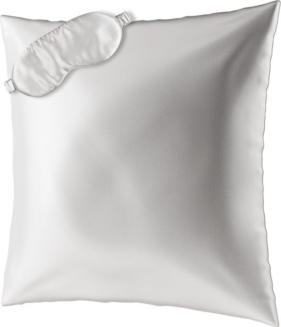 AILORIA Beauty Sleep Set aus Maulbeerseide mit Kissenbezug und Schlafmaske, Breite: 80 cm, Höhe: 80 cm - Bild 1