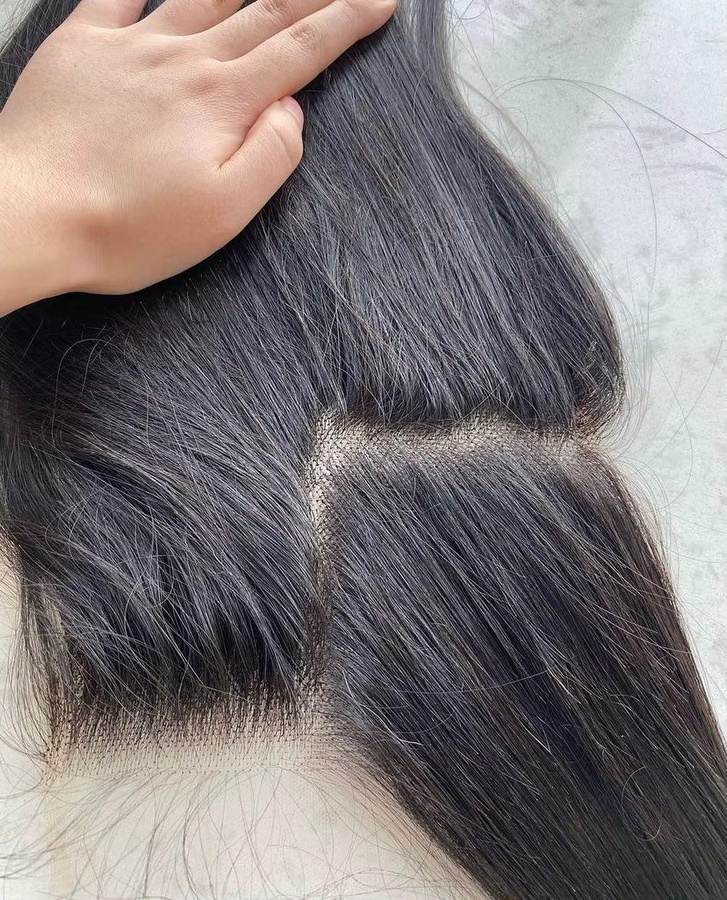 V Beauty Lace Frontal Echthaar, Glattes Vietnam Echthaar - Bild 4