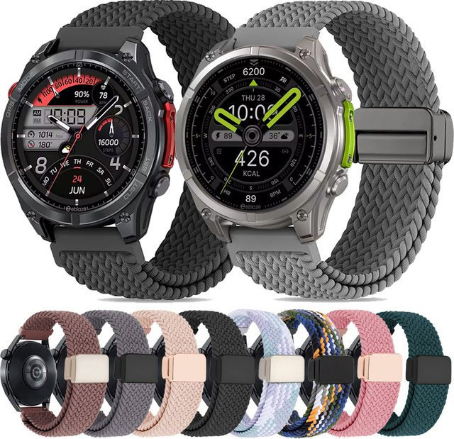 Zeblaze Uhrenarmband Nylon, geflochten, 22 mm, Unisex - Bild 1