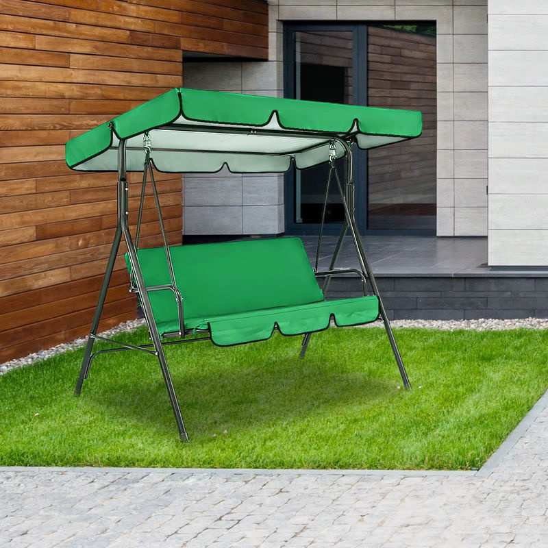 Homyl Ersatz-Überdachung für Terrassenschaukel in Grün, staubdichte Abdeckung für Gartenmöbel im Außenbereich, B/T/H: 164,0 x 114,0 cm - Bild 2