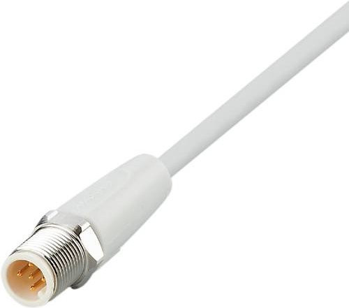 Ifm Electronic Verbindungsleitung EVF072 mit geradem Stecker, 4-polig, Farbe: Weiß, Länge: 5 m - Bild 1