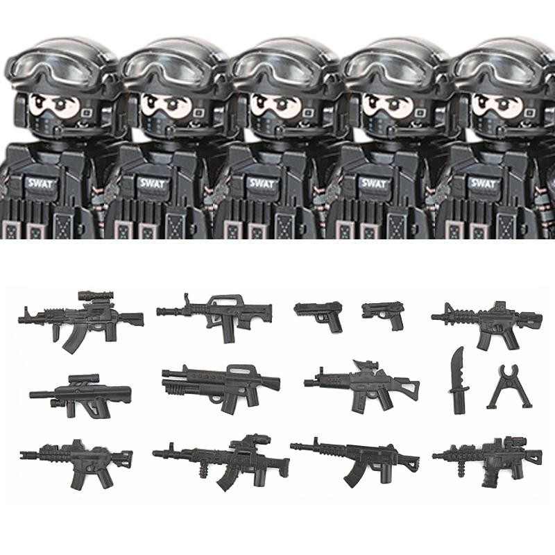 Yiran toy Stadtpolizei China Sturmsoldat SWAT Figuren Bausteine - Bild 2