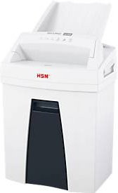 Aktenvernichter HSM SECURIO AF100 in Weiß mit Sicherheitsstufe 4, Partikelschnitt 4 x 25 mm, 8 Blatt Kapazität und Autofeed - Bild 1