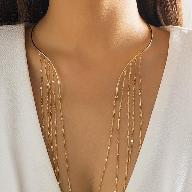 Lucky Star Jewelry Halskette, Vintage, Gold, Messing, Zirkonia, Damen - Bild 1