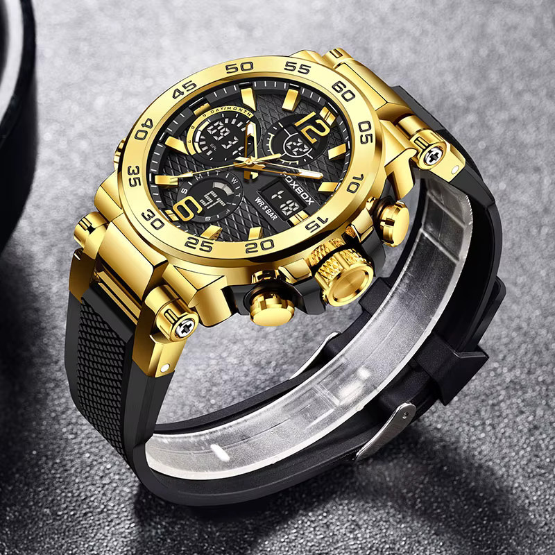 LIGE Chronograph Sportuhr, Quarz, Herren - Bild 2
