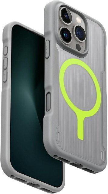 UNIQ Combat Active Case für iPhone 16 Pro mit Magclick Ladefunktion in Grau - Bild 1