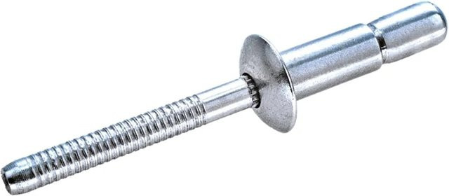 Goebel Go-Lock Hochfeste Blindnieten aus Aluminium, Farbe Silber, Durchmesser: 4,8 mm, Länge: 14,5 mm, Flachkopf - Bild 1