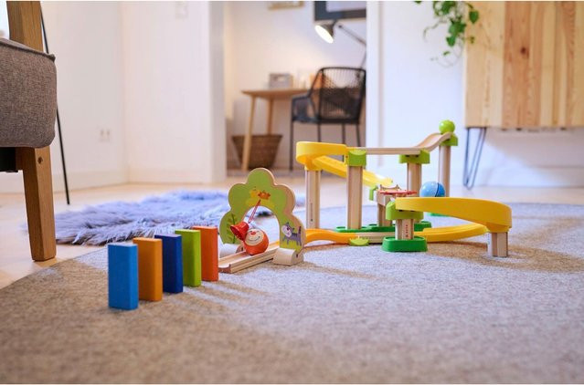 HABA Kugelbahn Kullerbü Sim-Sala-Kling Holzspielzeug ab 2 Jahren - Bild 1