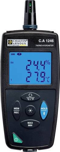 Chauvin Arnoux C.A 1246 Luftfeuchtemessgerät Hygrometer mit Datenlogger und Funk-USB-Schnittstelle in Schwarz - Bild 1