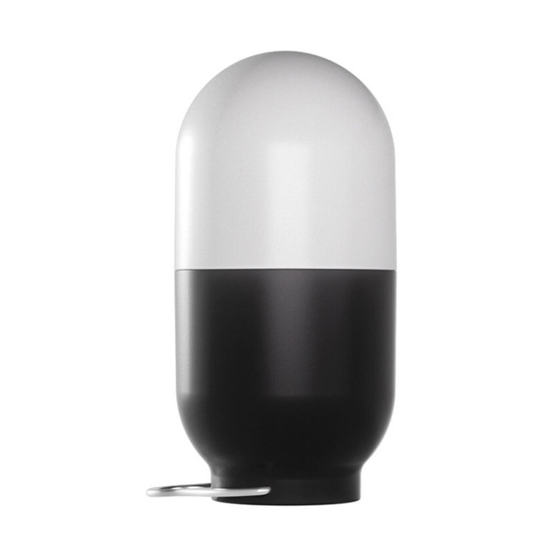 TOMTOP JMS Tragbare LED Camping Lampe mit USB-C wiederaufladbarem Akku für Outdoor und Notfall, weiß/schwarz - Bild 4