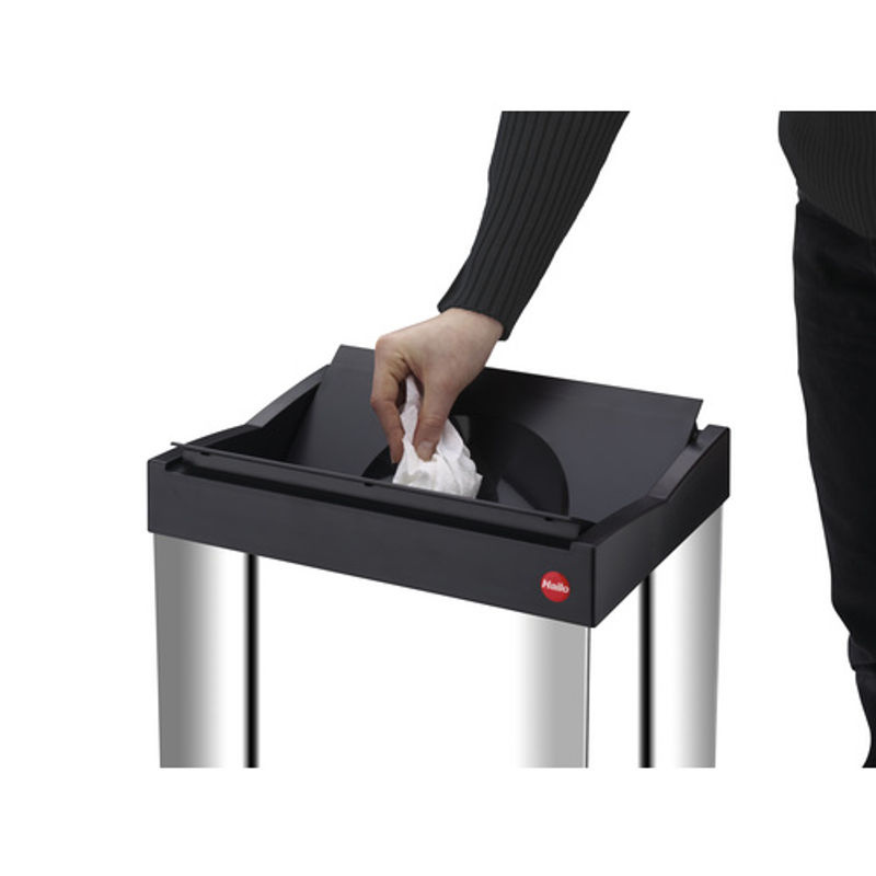 Hailo Mülleimer Big-Box Swing XL, 52 l, Silber - Bild 2