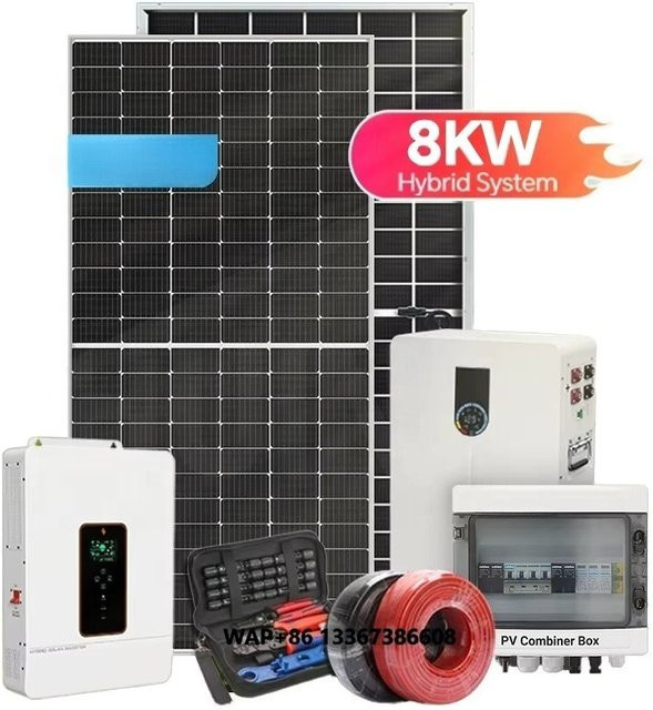 KEVOLT Solarenergiesystem mit Batterie und Wechselrichter in Weiß - Bild 1